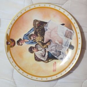 Norman Rockwell Home of the Brave TAKING MOTHER OVER THE TOP Soldier Pla…